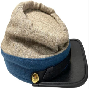 Gorra Kepi 100% Lana Estilo Guerra Civil, Reproducción Histórica Americana, Gorra de Infantería Confederada de Lana, Gorra de Campo - Product Image 4