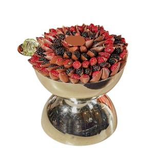 Tazón redondo de Metal para servir chocolate de calidad superior, mesa de diseñador clásico, tazón de Chocolate decorativo para Hotel y restaurante - Product Image 4