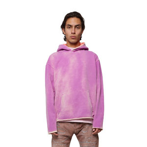 High Quality Acid Wash Oversized <b>Hoodie</b> for Men Customized Logo Printing Heavyweight Winter Jacket with OEM Design Service - Product Image 1