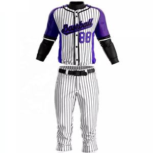 Uniformes de béisbol y softbol hechos a medida, novedad de 2025, conjuntos de ropa deportiva al por mayor, uniformes de béisbol de nuevo diseño - Product Image 3