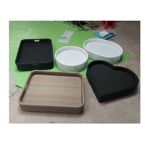 Buena oferta para vacaciones de diferentes formas de alta calidad para Hotel y Resort desayuno piscina flotante bandeja de ratán personalizada - Product Image 6