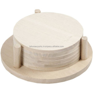 Dessous de verre élégant et moderne pour le thé et le café pour boire des tapis et des tampons Dessous de verre en bois Vaisselle de maison pour hôtel Restaurant Vente chaude - Product Image 5