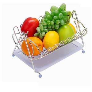 High Quality Rounded Shape <b>Fruit</b> Container Basket Eco Friendly Stainless Steel Nickel Plated Finished <b>Fruit</b> <b>Storage</b> Basket Usage - Product Image 4