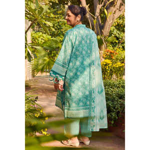 Traje de 3 Piezas Estampado para Mujer con Dupatta, Colección CL-52692B - Product Image 5