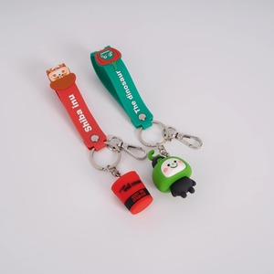 OEM พวงกุญแจยางพีวีซี2D 3D โลโก้แบบนิ่มพวงกุญแจยางตัวการ์ตูนของขวัญการปรับแต่งผู้ถือพวงกุญแจ - Product Image 4