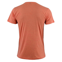 T-shirt pour homme à manches courtes, tendance, personnalisé, en mélange polyester/coton, imprimé à l'écran, motif uni, écologique, léger