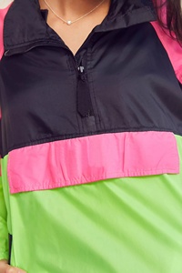 Chaqueta cortavientos para mujer, con parches de colores personalizados, de secado rápido, transpirable, impermeable, para verano. - Product Image 5
