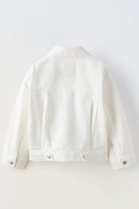 Chaqueta Vaquera Informal de Alta Calidad para Mujer, Diseño Popular, Tejida, Transpirable, Talla Grande, Azul, Manga Larga, Invierno, 100% Algodón - Product Image 5