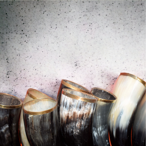 Cuerno para Beber Tallado a Mano, Estilo Medieval, Ecológico y Duradero, para Cosplay Vikingo, Artesanía Natural, Celebraciones de Cerveza y Hidromiel - Product Image 3