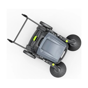 Balayeuse électrique manuelle S1 920mm pour le nettoyage de rue et de restaurant de ferme à domicile avec des composants de base de moteur à brosse latérale - Product Image 3