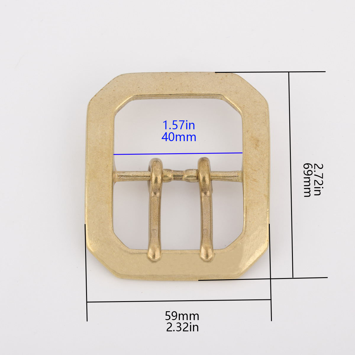 ทองเหลืองสองพิน328-40มม./1.58in