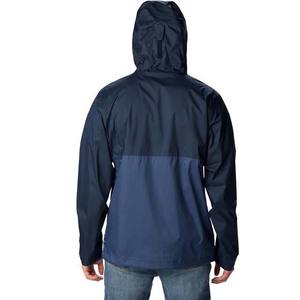 Veste coupe-vent à fermeture éclair Vêtements pour hommes Manteau de pluie à capuche Imperméable décontracté High Street Style Polyester Logo personnalisé Vestes de pluie - Product Image 2