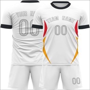 Maillots de football personnalisés Kelly de haute qualité, shorts d'été 100 % polyester, maillots entièrement sublimés pour adultes, service OEM, ensembles de styles - Product Image 3