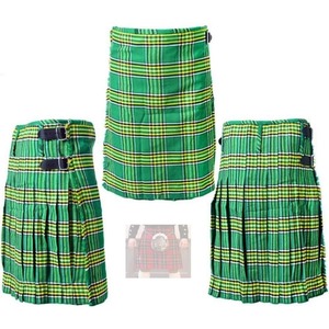 Kilts Tradicionales y Modernos de Tartán de Acero Inoxidable Personalizados al por Mayor para Hombres y Mujeres, Ropa de Moda de las Tierras Altas - Product Image 6