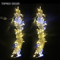 Toprex Pvc IP65 haute qualité Led guirlande lumineuse fil en caoutchouc lumières de noël tuyau pour la décoration de vacances extérieur étanche