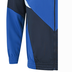 Chándal personalizable de alta calidad de 2 piezas con cremallera para correr para hombres Sudadera con capucha y sudadera de entrenamiento de gimnasio con patrón de invierno impreso - Product Image 4