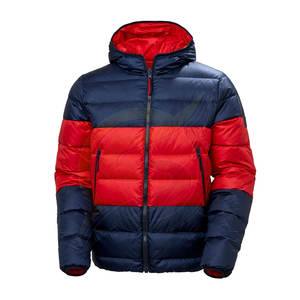 2022 High Quality Men's Reversible <b>Puffer</b> <b>Jacket</b> Winter Warmth with Stand Collar Hood Canvas Fabric <b>Thin</b> <b>Puffer</b> <b>Jacket</b> for Sale - Product Image 5