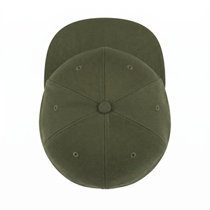 Gorra de Béisbol Verde Oliva de 6 Paneles, Gorra Plana de Algodón, Venta al Por Mayor, Logotipo Personalizado, Alta Calidad, OEM, ODM, MOQ Bajo, Ajustable con Cierre a Presión - Product Image 6