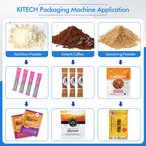 Hoge Nauwkeurigheid Kleine Automatische Vijzel Vullen Ronde Hoek Sachet Enzym Collageen Poeder Verpakkingsmachine - Product Image 2