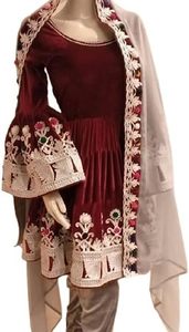 Robe kuchi vintage ethnique tribal, robe de soirée traditionnelle afghane/pakistanaise Kuchi Kochi 3015 - Product Image 5