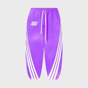 ชุดสเวตเตอร์มีฮู้ดโอเวอร์ไซส์สำหรับผู้ชายชุดเสื้อผ้าสองชิ้นผ้าฝ้ายโพลีเอสเตอร์สีชมพูคุณภาพพรีเมียม - Product Image 6