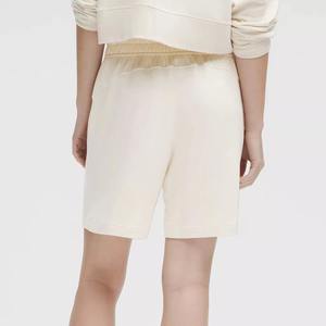 Custom Printed Logo <b>Women's</b> <b>Board</b> <b>Shorts</b> 100% Cotton Fleece Breathable Solid Color High Quality Summer Daily Casual Wear - Product Image 4