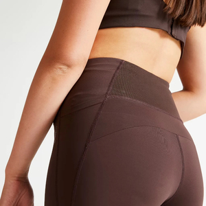 High Waist Breathable Knitted Women's Gym Athletics Scrunch Butt <b>Leggings</b> Custom Size Solid Color Casual Adult Wear Customizable - Product Image 6