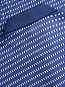 2025 lignes rayées sublimées personnalisées imprimer hommes décontracté à manches courtes pour polo tissu tissé respirant grande taille Option - Product Image 5