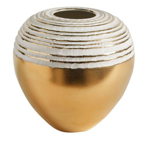 Vase à fleurs en aluminium de haute qualité avec finition blanche émaillée, parfait pour une présentation de fleurs élégante à l'intérieur et à l'extérieur - Product Image 6