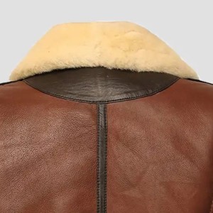 แจ็กเก็ตหนังของผู้ชายเสื้อแจ็คเก็ตหนังระบายอากาศมาใหม่ผ้าซับในทำจากผ้า - Product Image 5