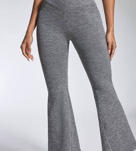 Pantalones de yoga acampanados reversibles para mujer, alargamiento de piernas, levantamiento de botín, LiquidSculp Tummy, Cintura elástica de talla grande, estampado de entrenamiento sin costuras - Product Image 6