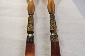 Cuillère en corne de buffle avec manche en bois pour la maison, taille 6 pouces, cuillère décorative en corne de buffle - Product Image 5