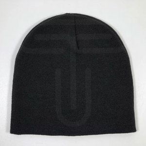 Latest Design Custom Soft Thick Outdoor <b>Beanie</b> <b>Hat</b> For Men <b>Women</b> Warm Knit Cuffed Skull Cap Sports and Daily Use Jacquard - Product Image 2