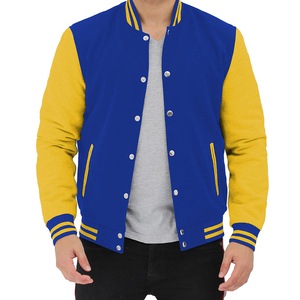 <b>Genuine</b> <b>Leather</b> Sleeves Letterman Varsity <b>Jacket</b> Best Selling Custom High Quality Wool Varsity <b>Jacket</b> - Product Image 3