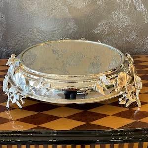 ขาตั้งเค้กสีเงินทันสมัย ผลิตจากสแตนเลสคุณภาพพรีเมียม สำหรับเค้ก คัพเค้ก ขนมอบ งานสังสรรค์ที่บ้าน และการจัดงานต่างๆ นำเข้าจากอินเดีย - Product Image 3