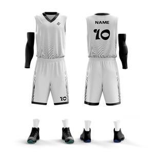 Maillot de basket-ball personnalisé unique adapté à l'extérieur derniers uniformes de basket-ball pour les hommes en gros - Product Image 3