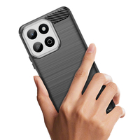 Étui de téléphone de haute qualité en fibre de carbone TPU peint à la UV, léger, antichoc, anti-chute, couleur unie, Honor Smart