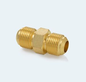 Raccord en laiton Blizz 1/2 x 1/2 (lot de 8) - Filetage 3/4-16, 45° °   Raccord en laiton SAE, 900 PSI pour la climatisation et la réfrigération - Product Image 4