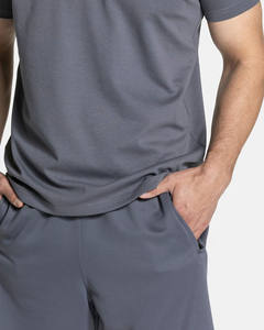 Camiseta de Manga Corta para Hombre, Personalizada con Logotipo, de Grafito, Ajustada, Mezcla de Algodón, Transpirable, para Gimnasio y Ropa Urbana - Product Image 5