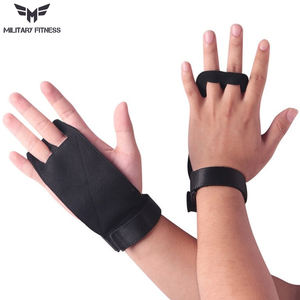 Poignées de gymnastique sur mesure Protecteur de paume réglable au poignet Nouveau design Poignées d'entraînement en cuir synthétique Matériau en cuir de vachette - Product Image 6