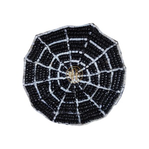 Ensemble de dessous-de-verre perlés faits à la main, élégants et raffinés, avec impression de logo personnalisée sur des tapis et des coussinets stylés - Product Image 6