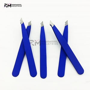 ชุดแหนบคิ้ว RMI รุ่นยอดนิยม สีเคลือบผงสีน้ำเงิน / ปลายสแตนเลสสีเงิน ชุดแหนบปลายแหลมแบบคอมโบ - Product Image 4