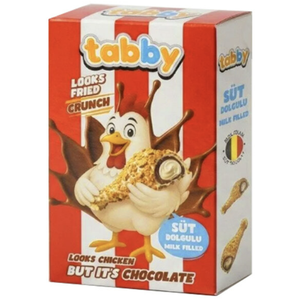 Tabby Crunch, Bocadillos de Pollo con Chocolate, 50g, Golosina Dulce y Crujiente, Sabor Único, Bocadillos Cubiertos de Chocolate Crujiente, Precio Económico - Product Image 3