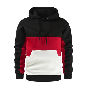 2024 unisexe Streetwear pull confortable coton mélangé kangourou poche à capuche plusieurs couleurs Style décontracté à la mode unisexe - Product Image 3