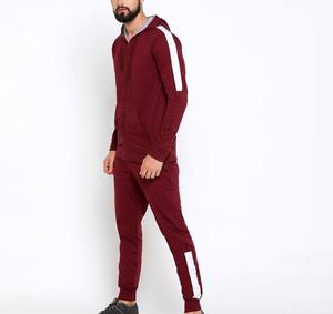 Conjuntos informales de calidad superior para hombre, chándal ligero de algodón 100%, pantalones de chándal transpirables con capucha para invierno, sólido frontal personalizado - Product Image 5