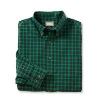 Kemeja Kerja Pria Slim Fit Musim Gugur Kasual Lengan Panjang Oxford Woven Satin Kancing Tunggal Polos Bernapas Cepat Kering Anti Kusut