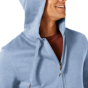 Sweat à capuche de haute qualité pour hommes Logo personnalisé Respirant Manches longues Basics Sweats à capuche en coton mélangé pour hommes - Product Image 5