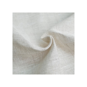 Vente en gros de tissu en lin biologique 140gsm 30% lin 70% coton imprimé techniques tissées pour jupes durables pour femmes robes - Product Image 1