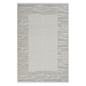 Konfor 8607 Tapis en polyester coloré tissé à la main Design inspiré du cachemire - Product Image 3