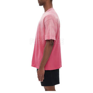 เสื้อยืดสำหรับผู้ชายเสื้อยืดลายจางหายไปจากแสงแดดระบายอากาศได้สไตล์ใหม่ - Product Image 4